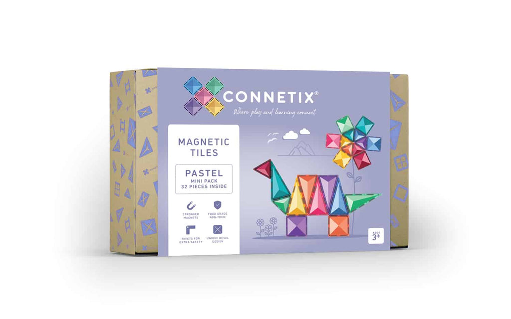 Connetix Tiles 32 Piece Mini Pack (Pastel)