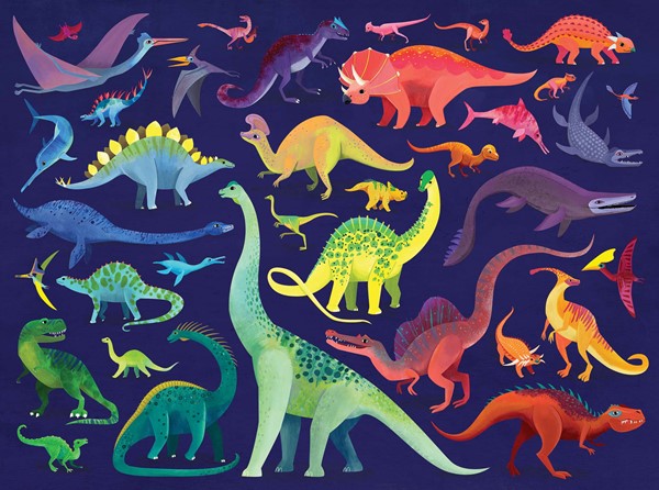 Croc Creek 500 Pce Dino World Puzzle