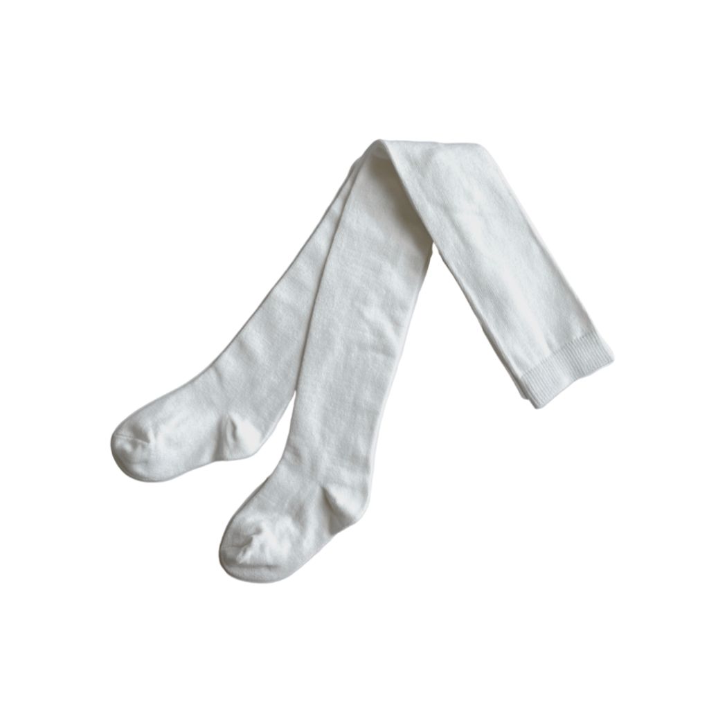 B&B Footed Tights (White)