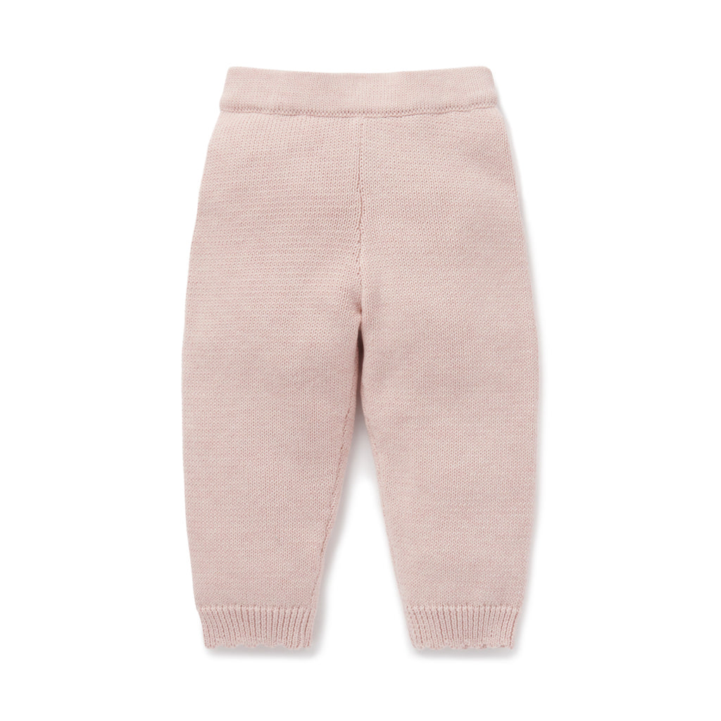 A&O Ruffle Knit Leggings (Pink)