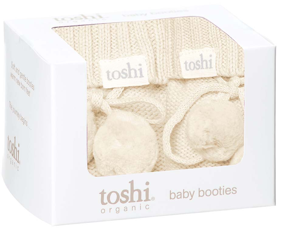 Toshi Baby Booties (Feather)