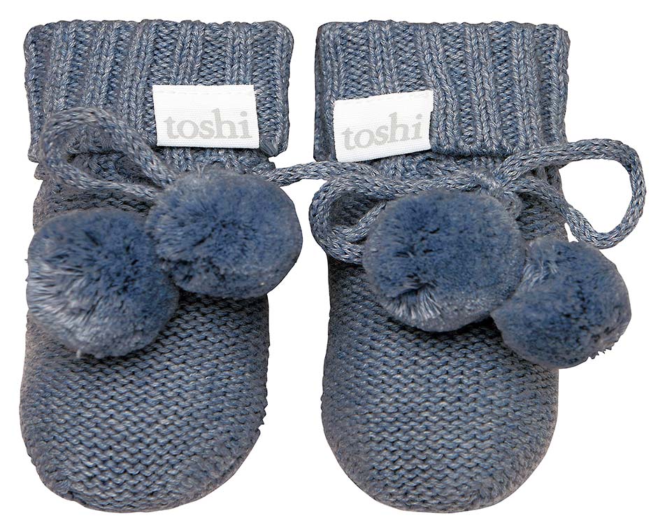 Toshi Baby Booties (Moonlight)