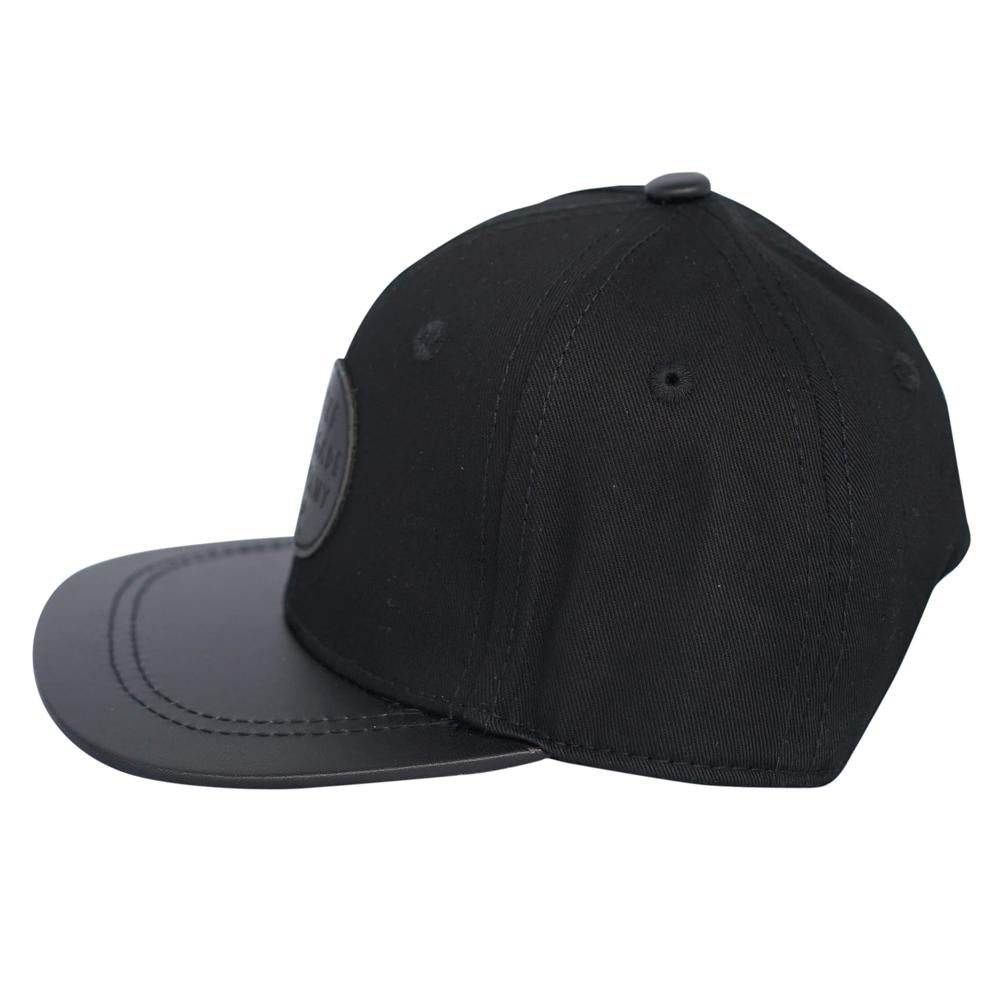 little renegade snapback cap black on black