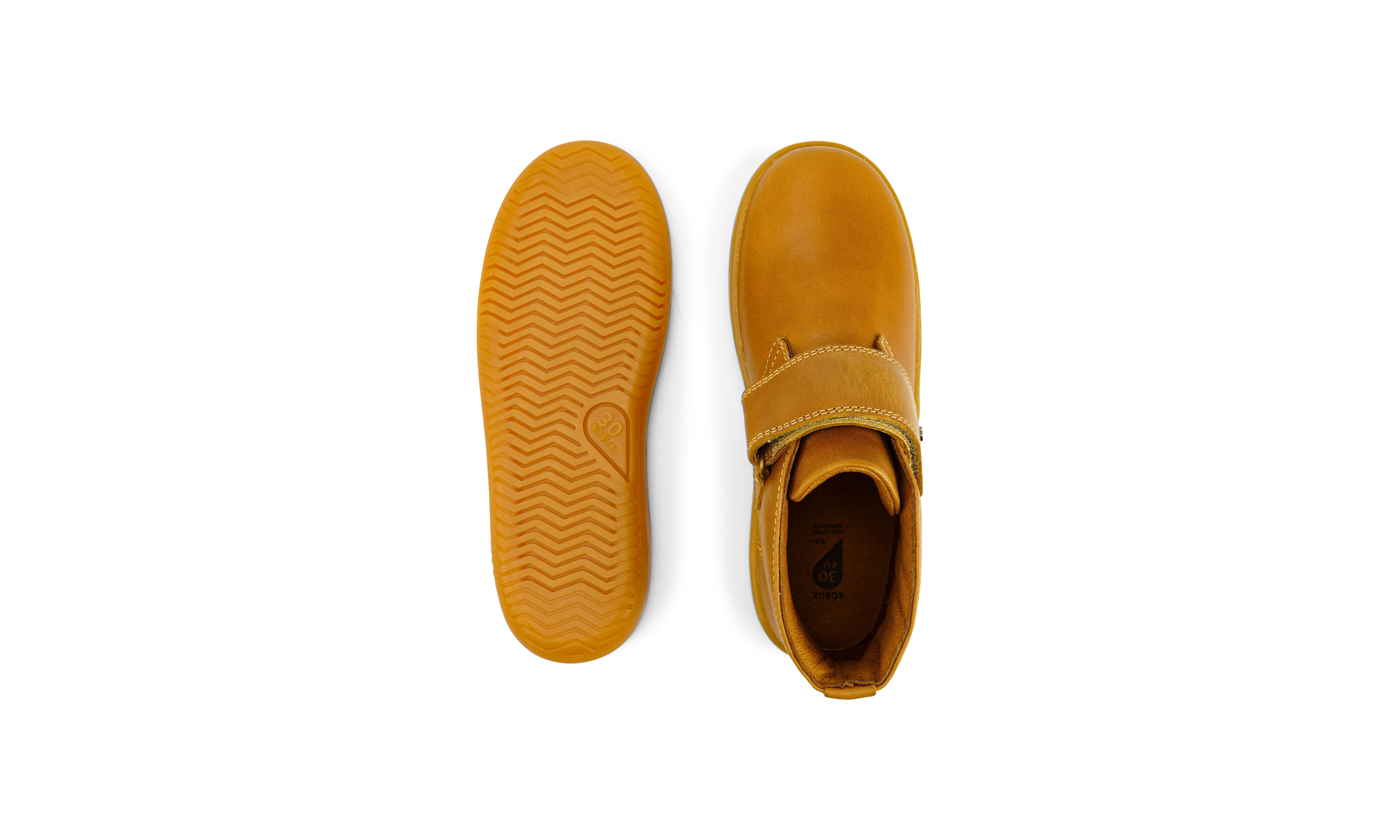 bobux kid plus desert boot in quickdry caramel