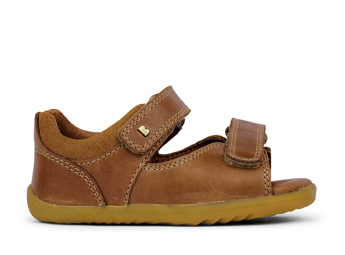 Bobux Step Up Driftwood Sandal (Quickdry Caramel)