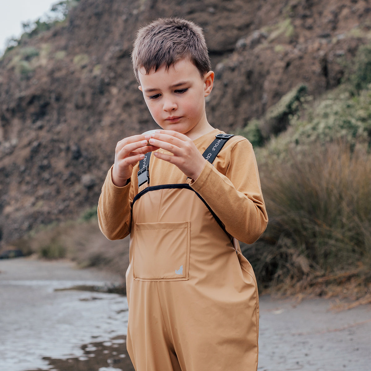Crywolf Rain Overalls (Tan)