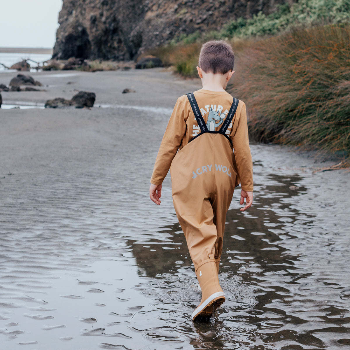 Crywolf Rain Overalls (Tan)