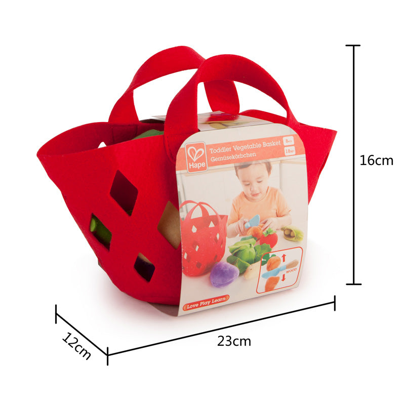 hape toddler vegetable basket