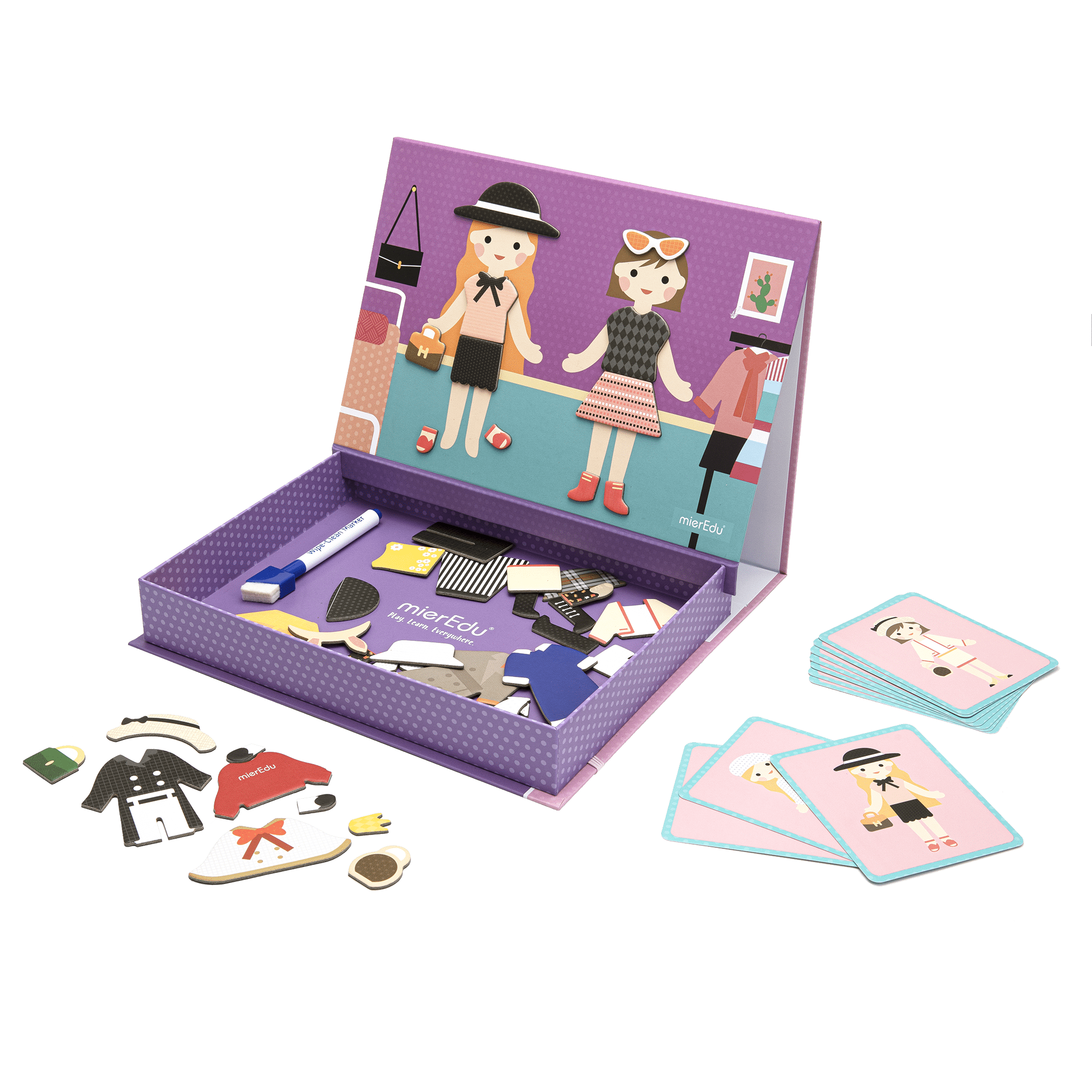 mieredu magnetic art case dress up