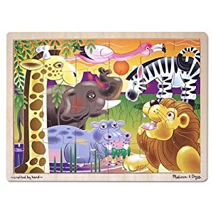 melissa & Doug african plains wooden puzzle
