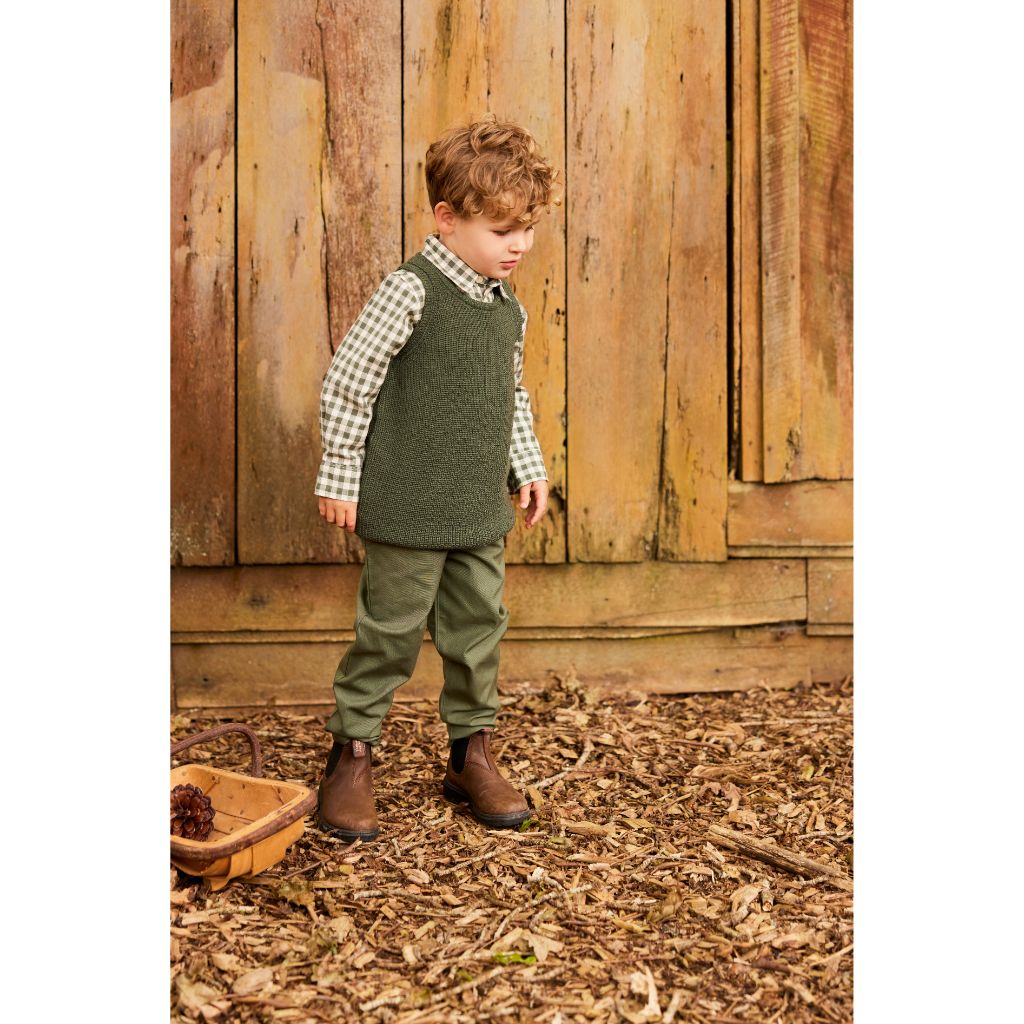 Nature Baby Merino Vest (Thyme)