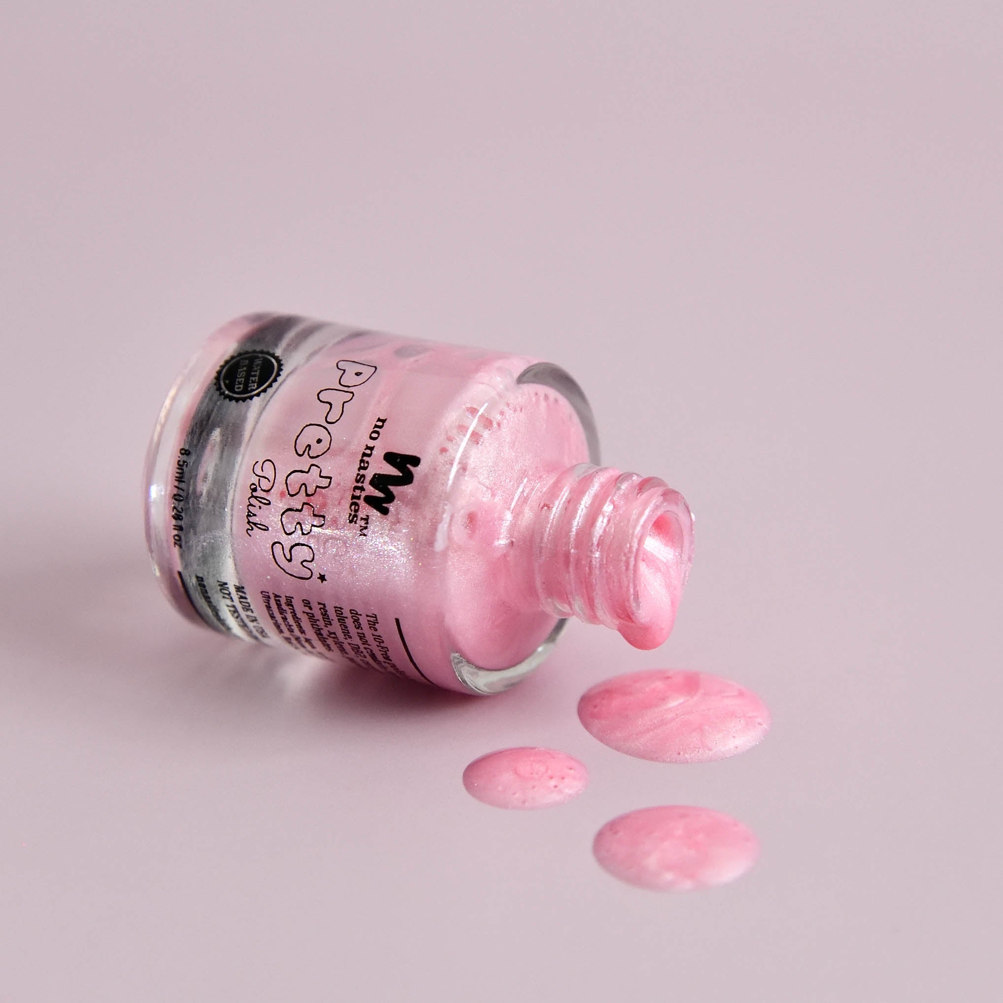 No Nasties Kids Pretty Polish (Pastel Pink)