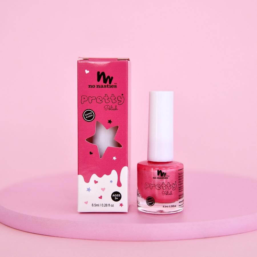 No Nasties Kids Pretty Polish (Hot Pink)