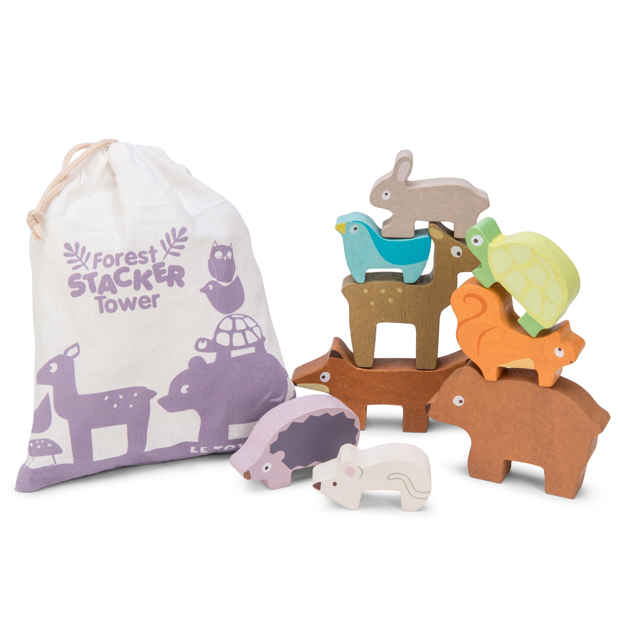 le toy van petilou forest stacker tower