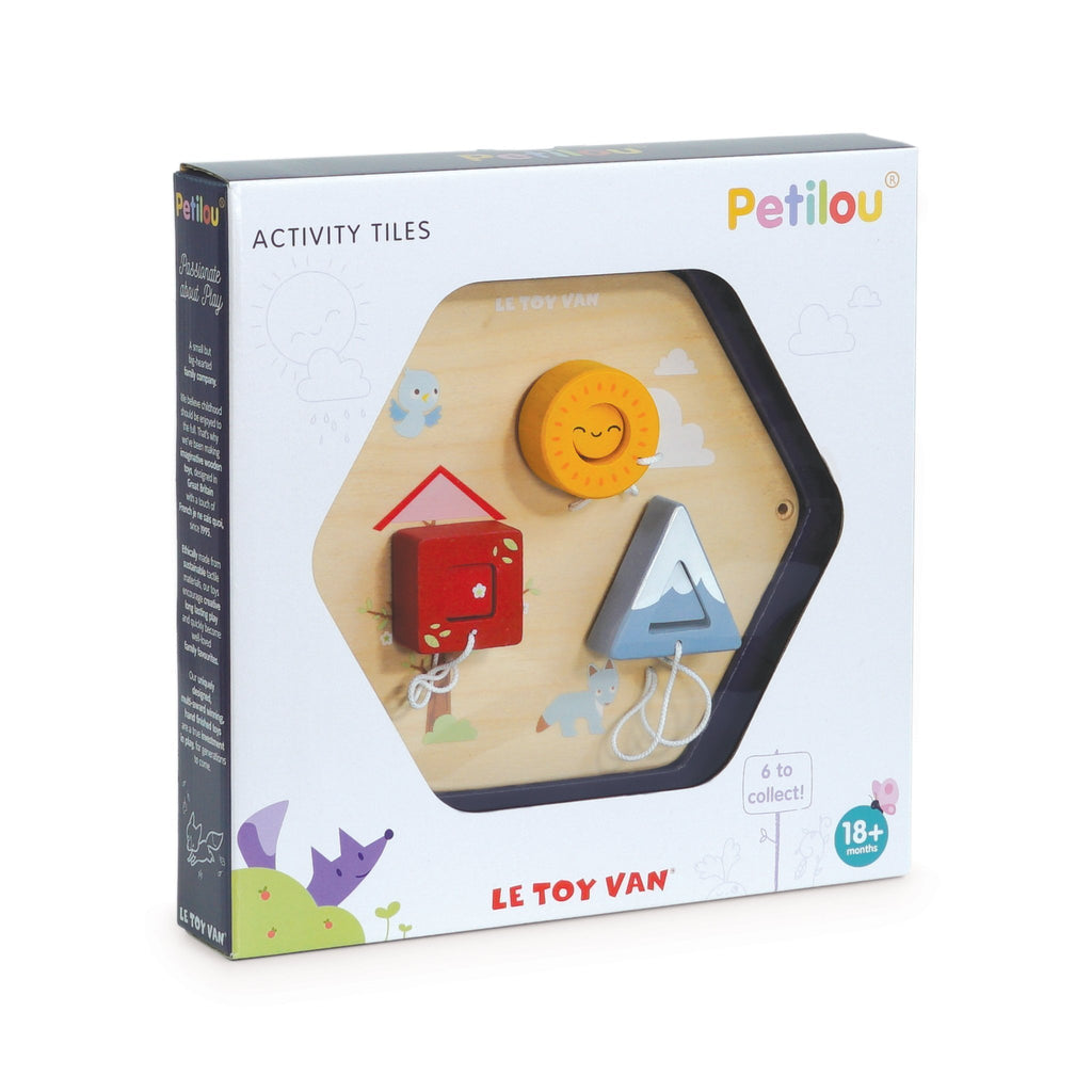 le toy van petilou activity tiles - shapes