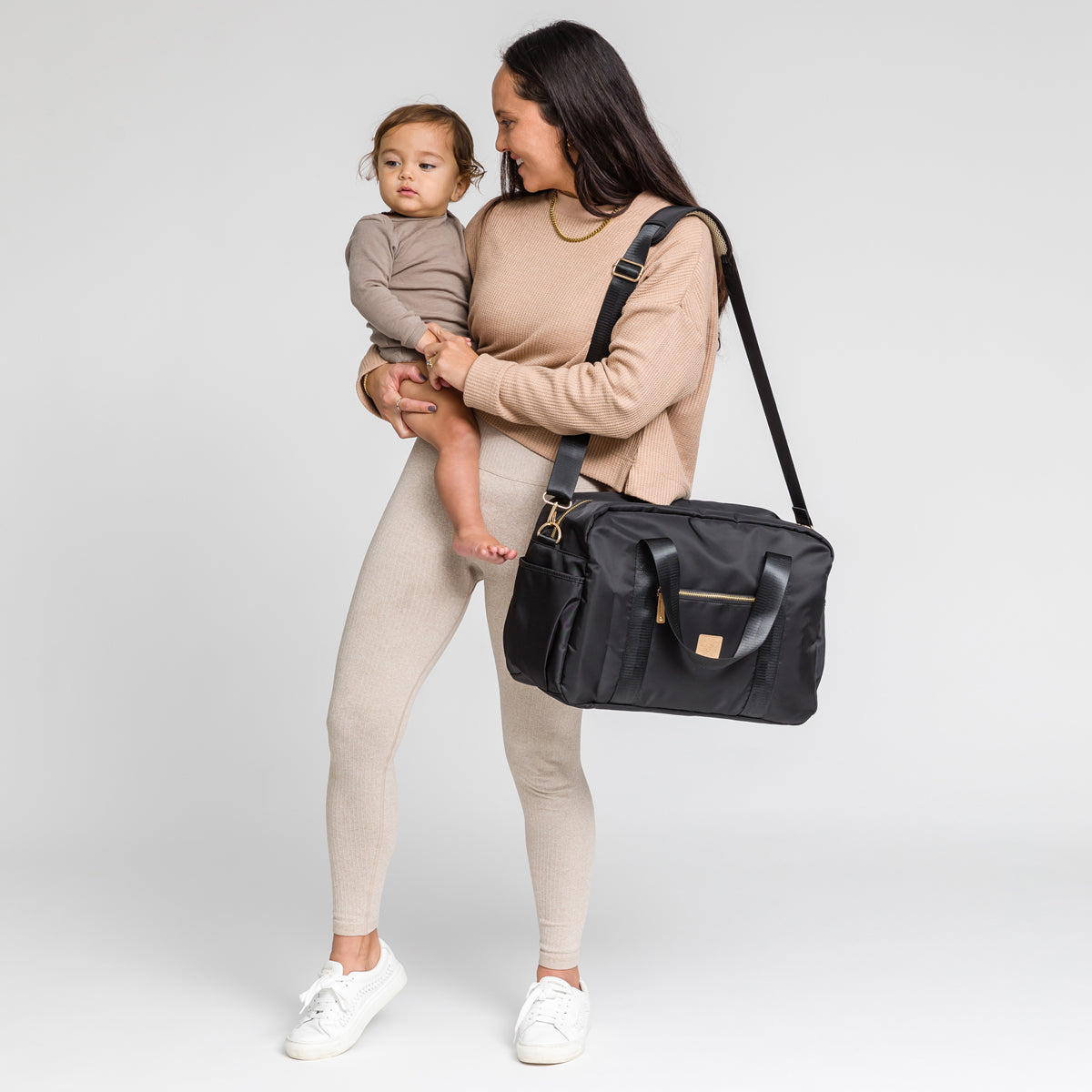 Pretty Brave Stella Baby Bag (Black)