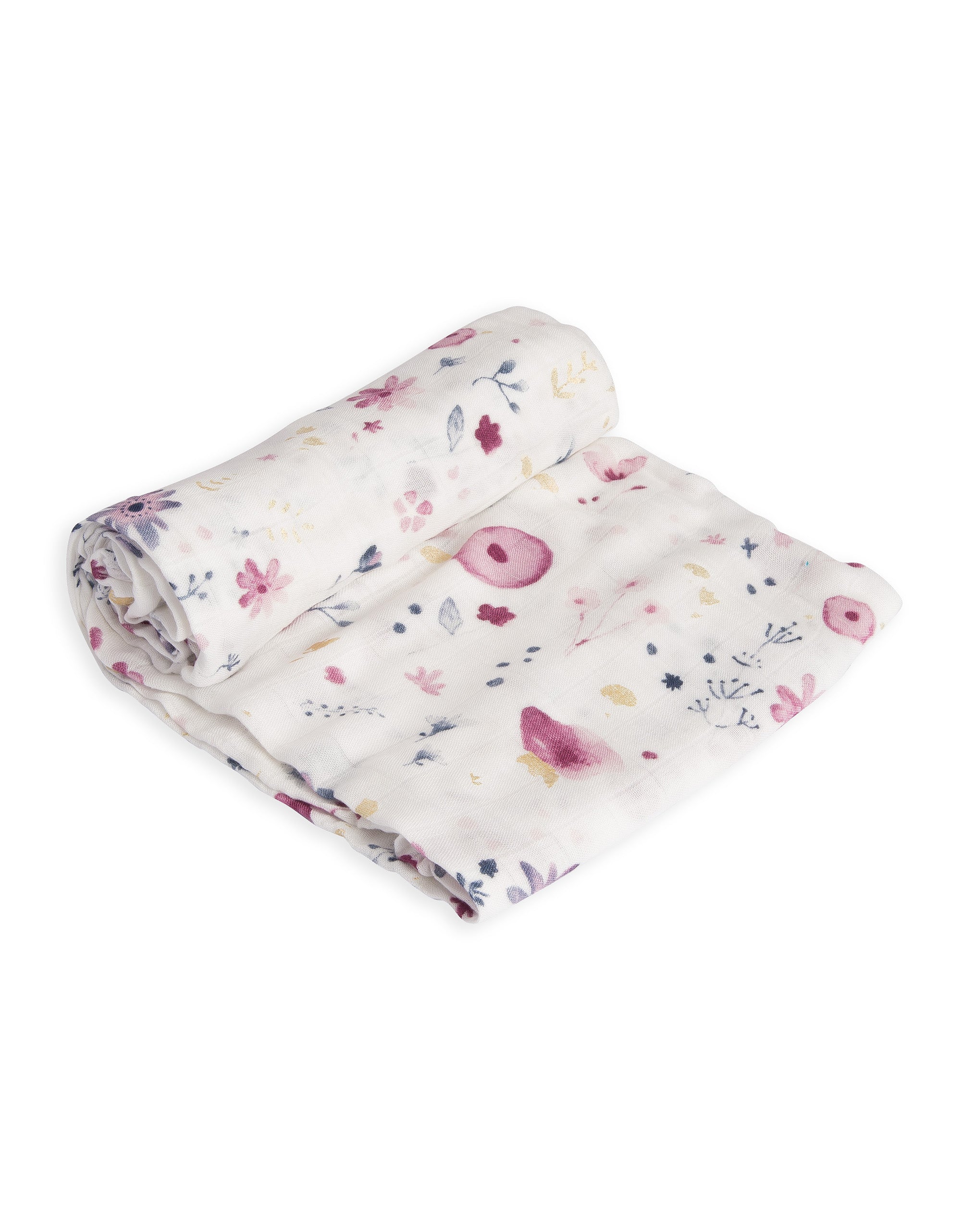 little unicorn deluxe muslin swaddle in fairy garden
