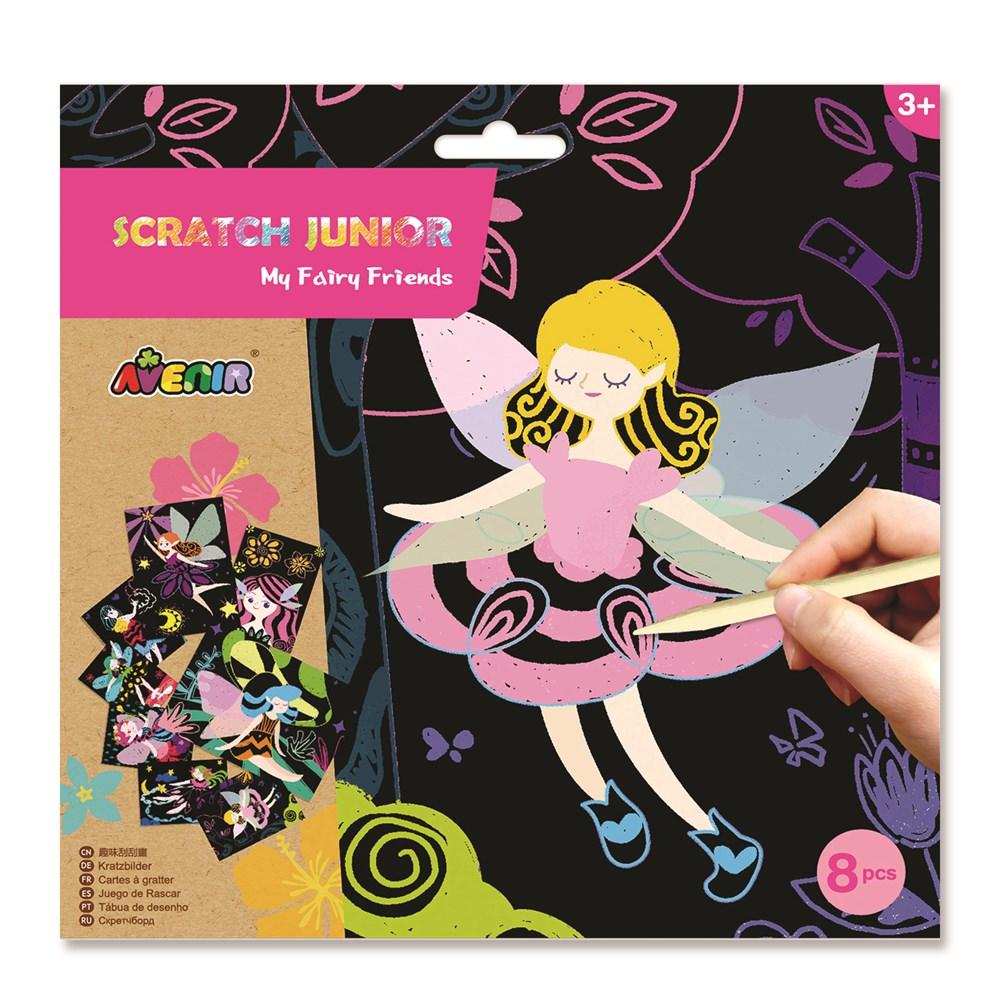 avenir scratch art fairy friends