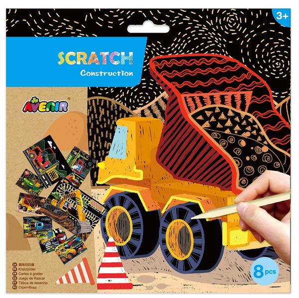 avenir scratch art kit construction