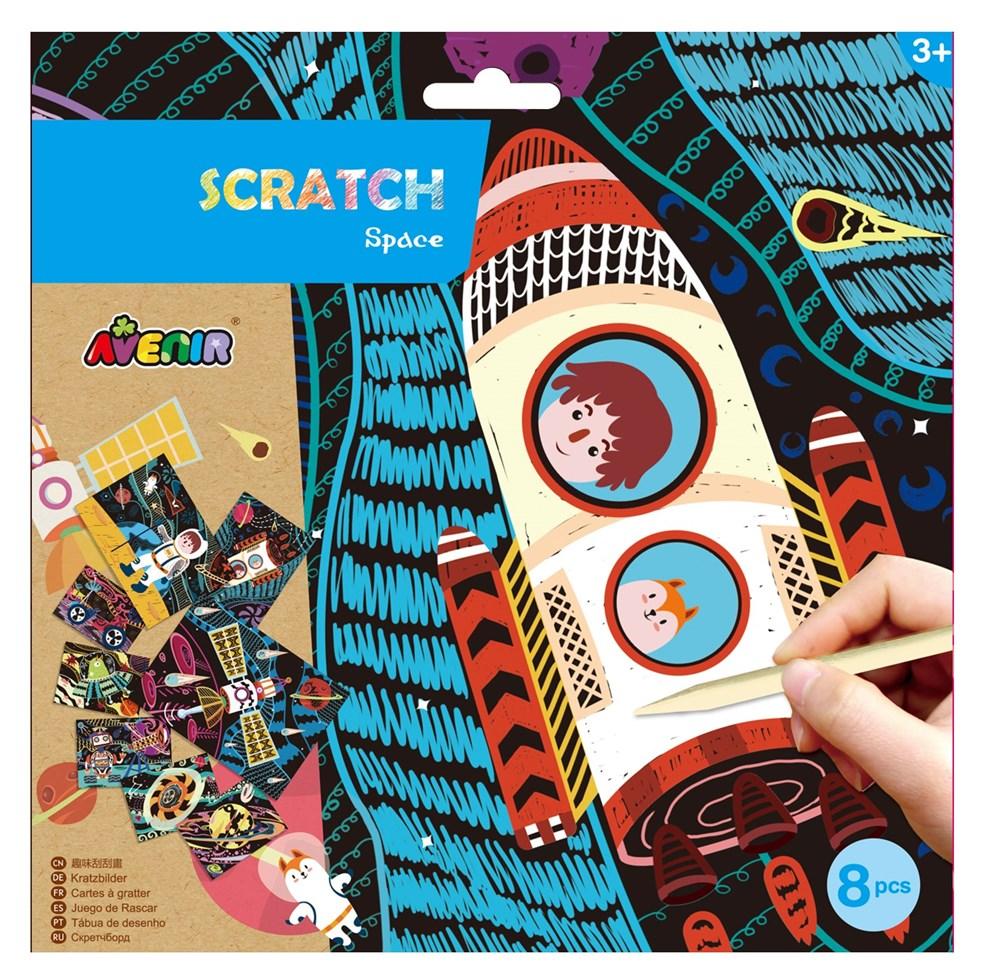 avenir scratch art space