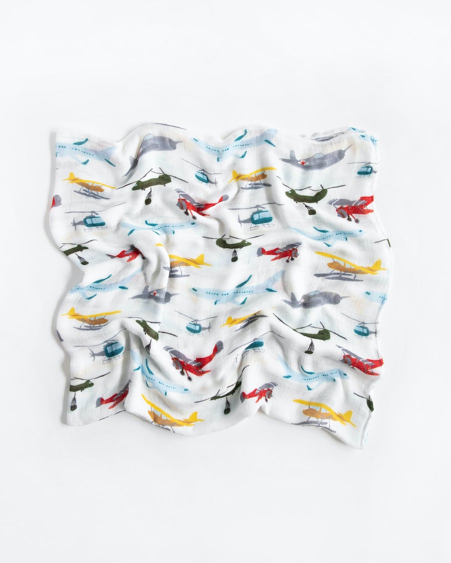 Little Unicorn Deluxe Muslin Swaddle (Airshow)