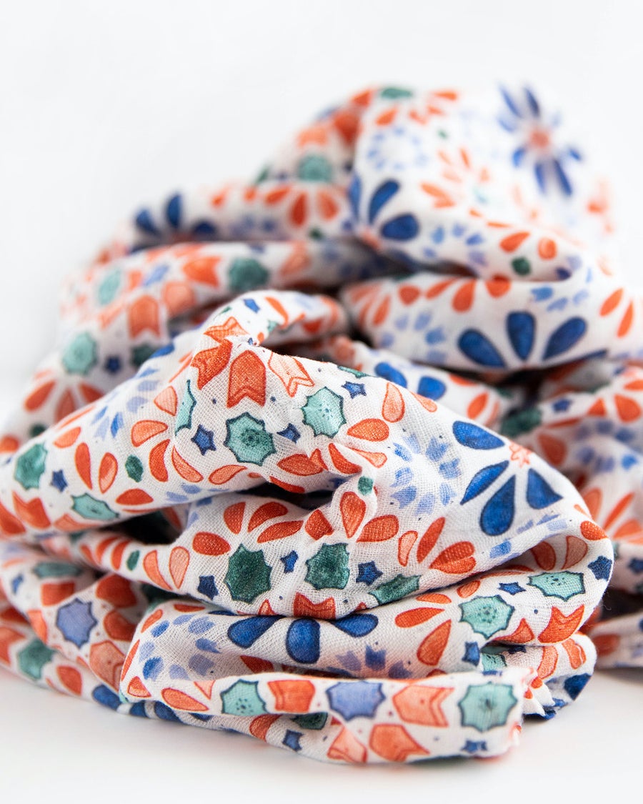 Little Unicorn Deluxe Muslin Swaddle (Kaleidoscope)