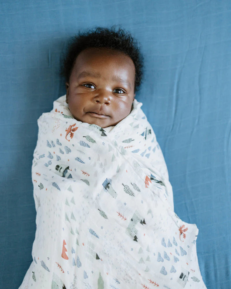 Little Unicorn Deluxe Muslin Swaddle (Dragon Days)