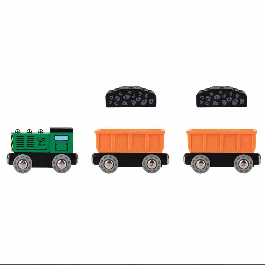 Hape Train Diesel Freight Train Set E3718