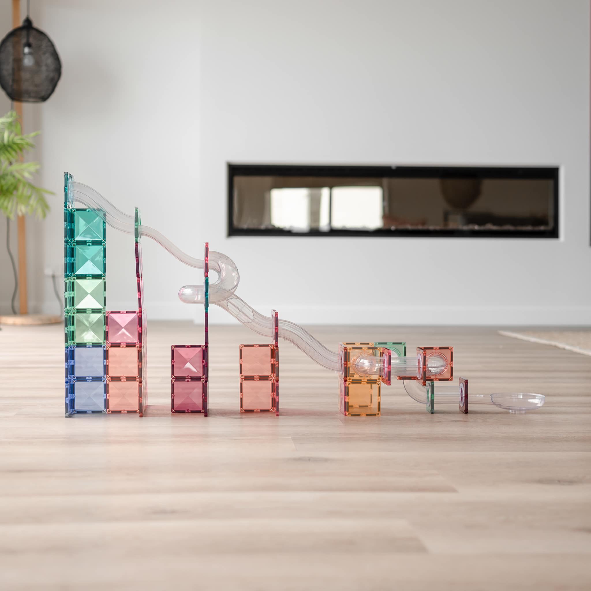 Connetix Tiles Pastel Ball Run Expansion Pack (80 Pieces)