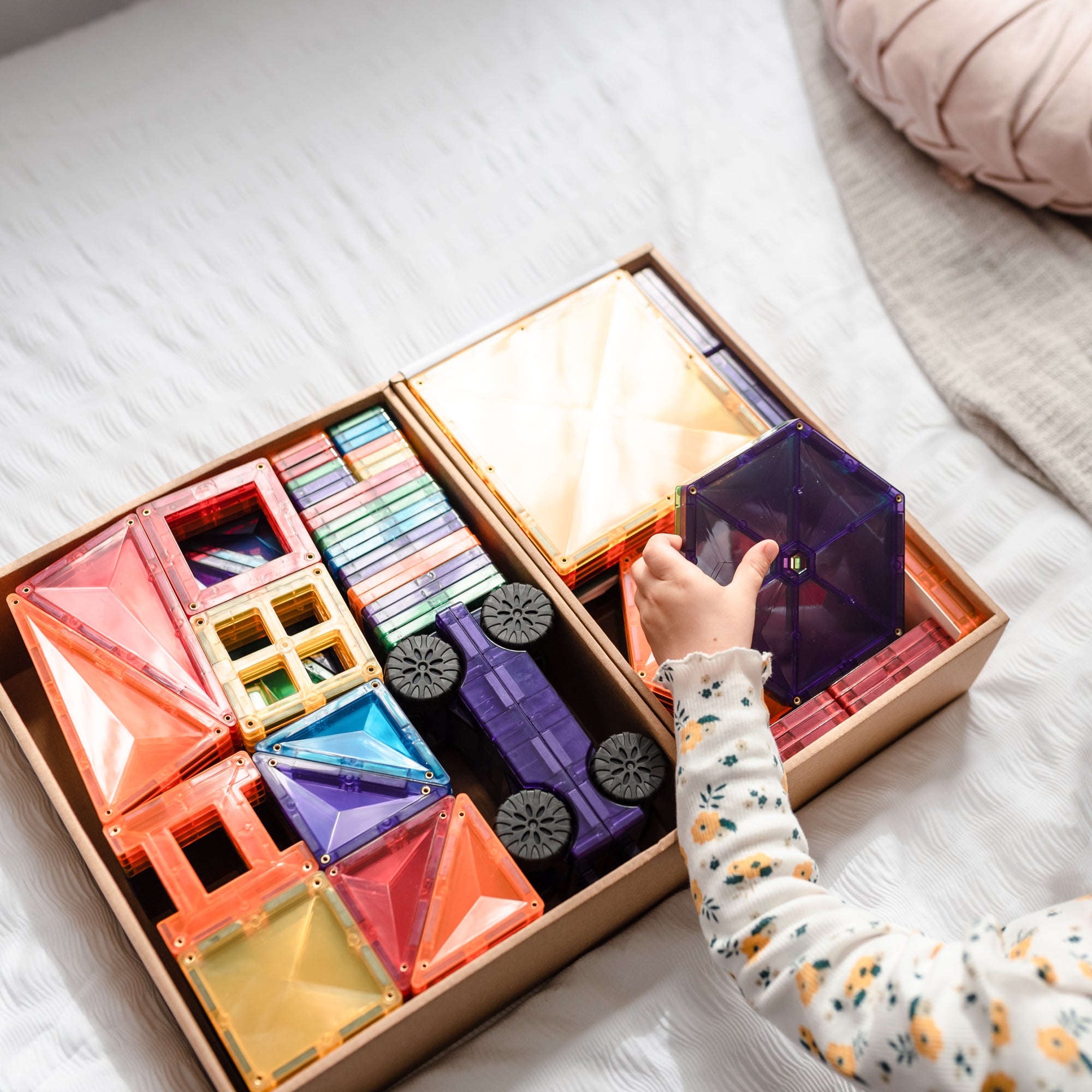 connetix magnetic tiles mega pack 212 piece set