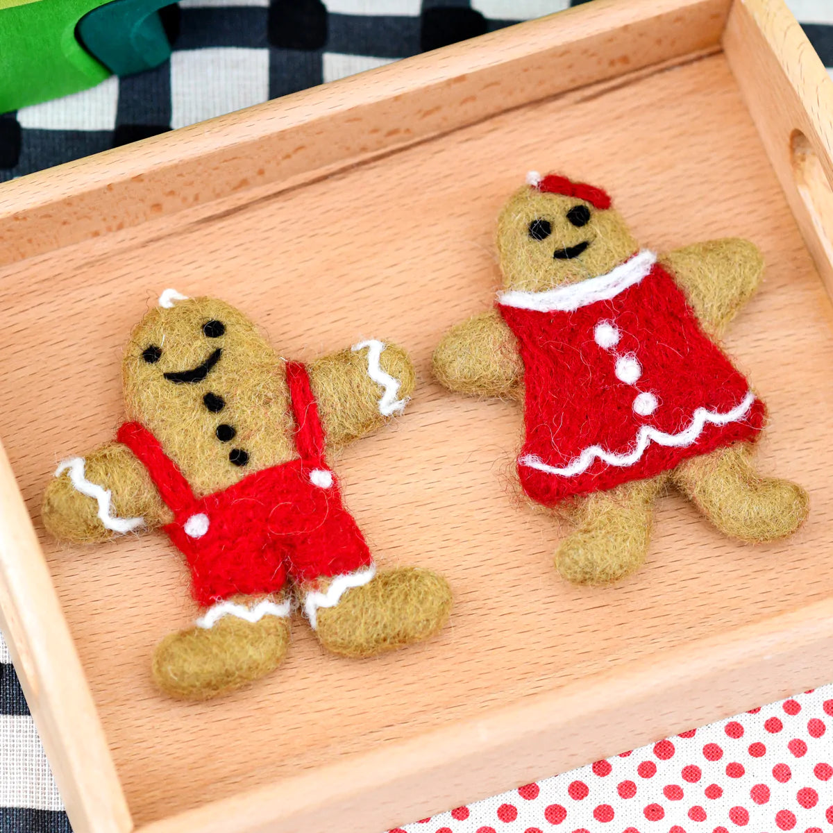 tara treasures felt christmas ornament