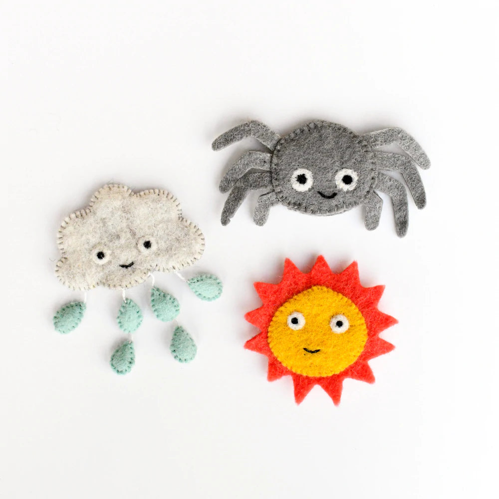 Tara Treasures Finger Puppet Set (Incy Wincy Spider)