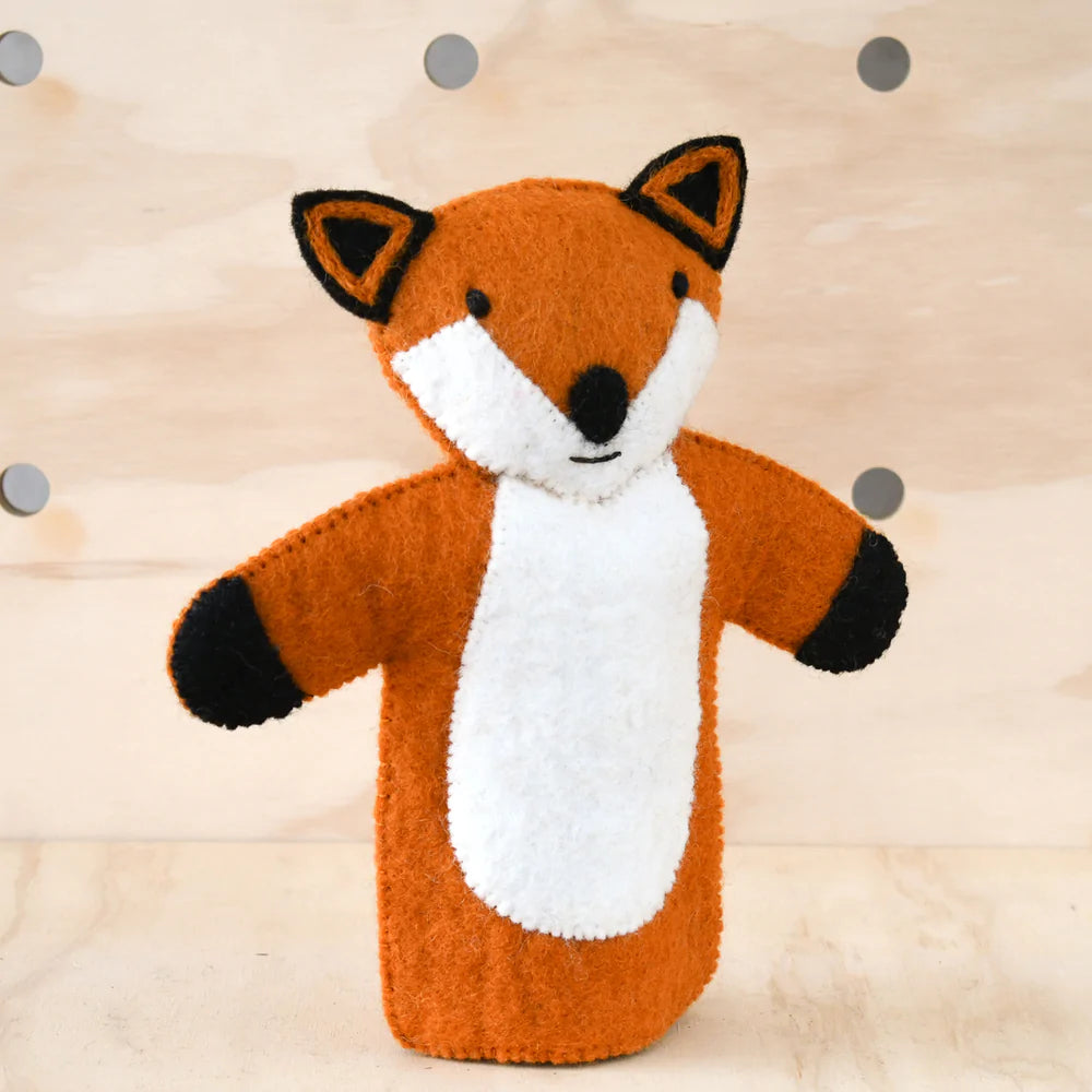 Tara Treasures Felt Fox Hand Puppet