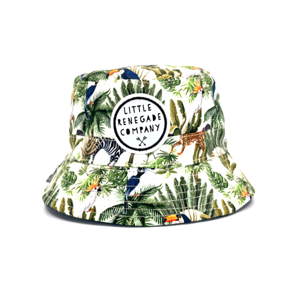 Little Renegade Reversible Bucket Sun Hat (Jungle Fever)