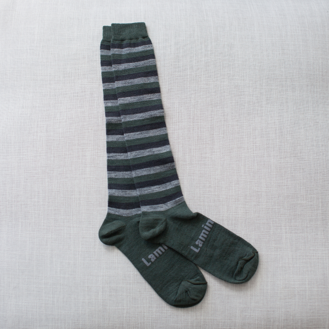 lamington merino socks in reef