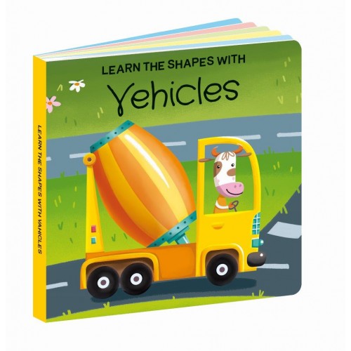 Sassi Learn the Shapes - Vehicles Book & Puzzle Set