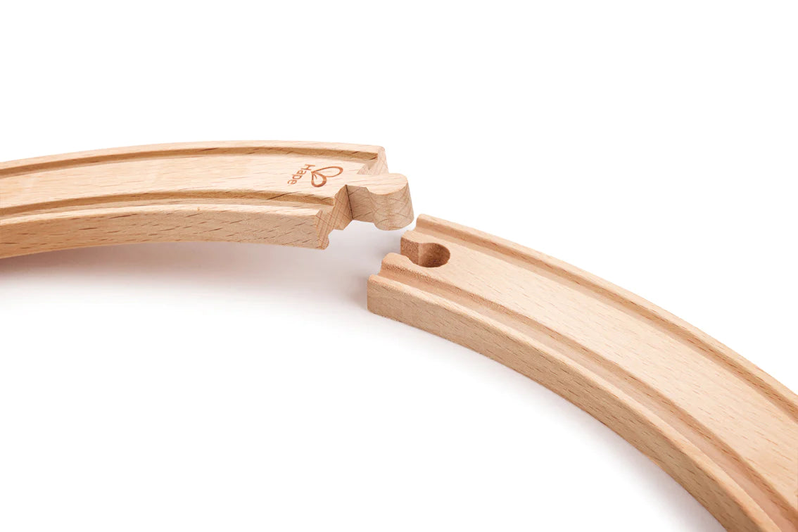 Hape Long Curved Tracks (4pc)