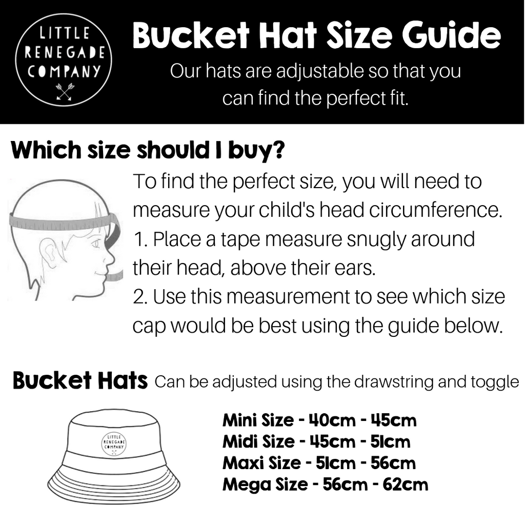 Little Renegade Reversible Bucket Sun Hat (Pod)