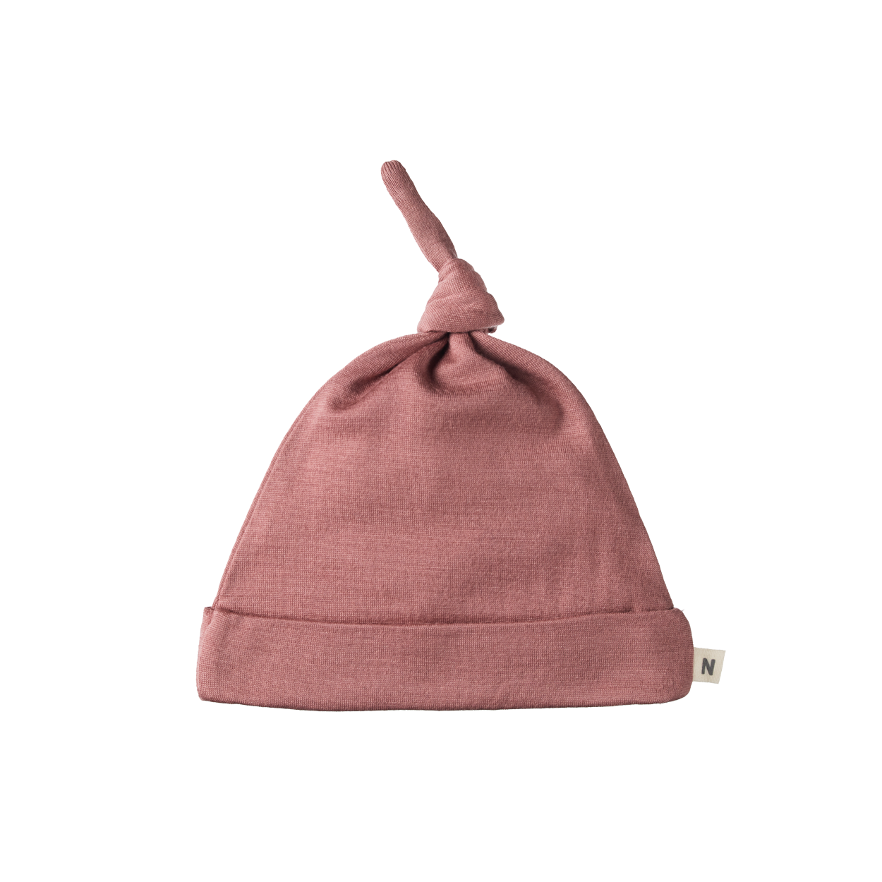 Nature Baby Merino Knotted Beanie (Woodland Rose)