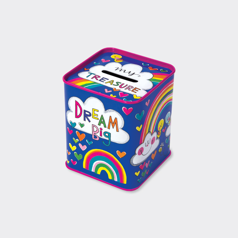 Rachel Ellen Money Box (Dream Big Rainbow)