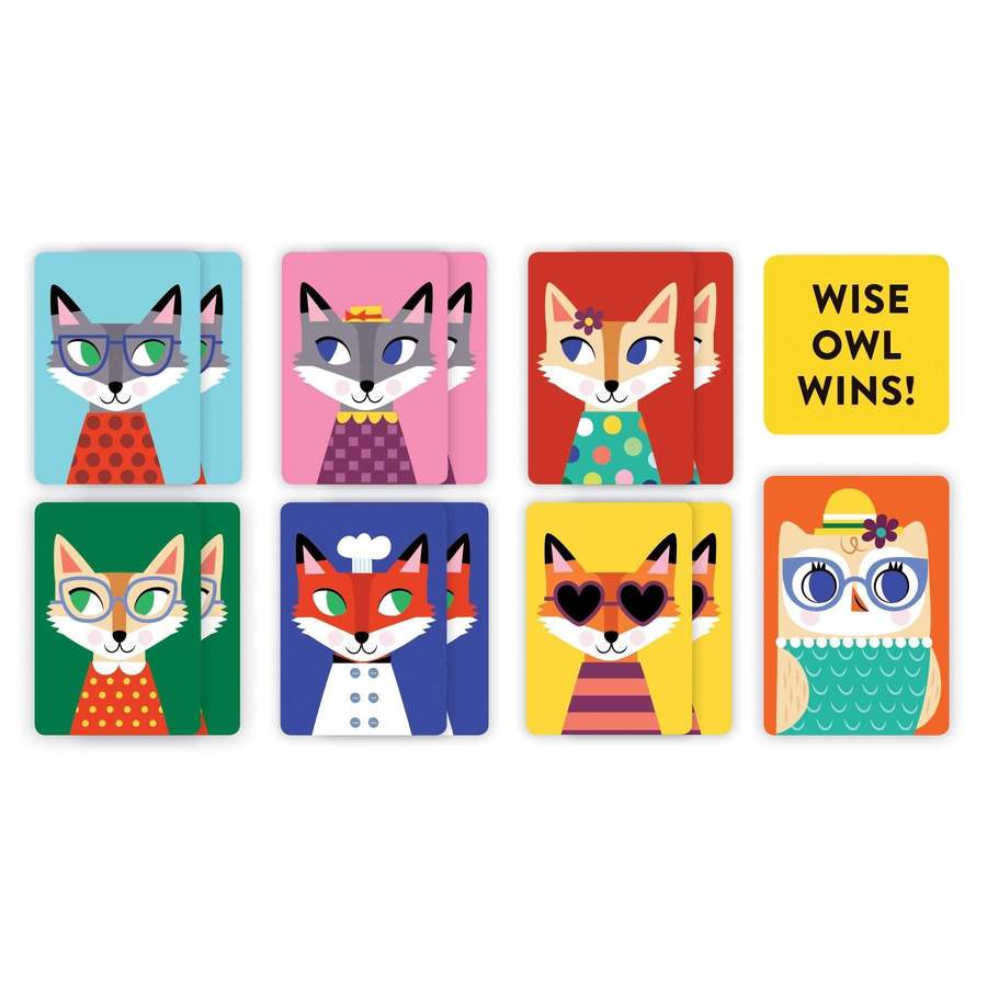 mudpuppy wise owl playing cards