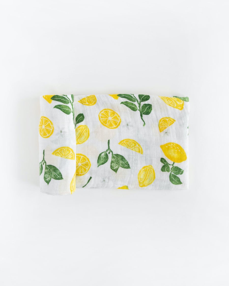 Little Unicorn Cotton Muslin Swaddle (Lemon Drop)