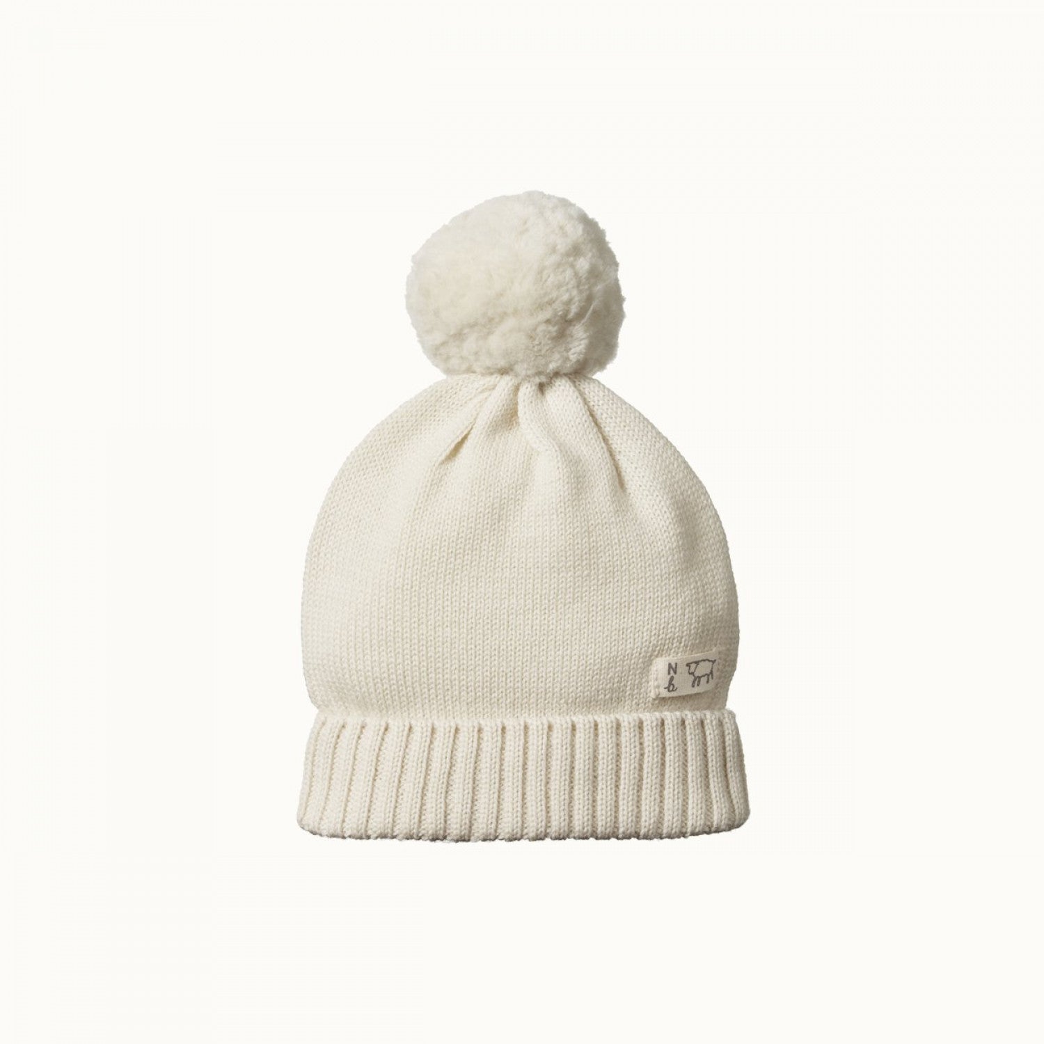 nature baby merino alpine beanie in natural