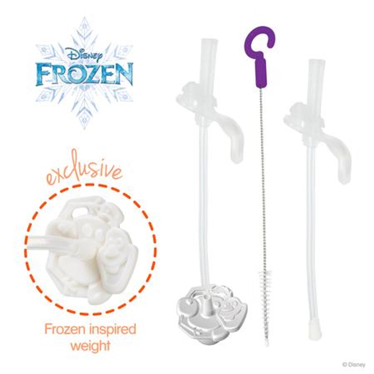 b.box Sippy Cup Replacement Straw (Olaf)