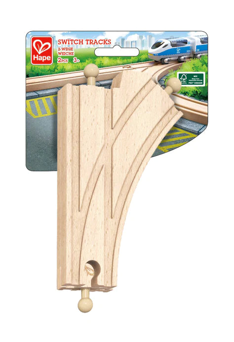 Hape Y Switch Tracks (2pc)