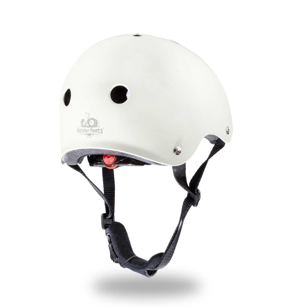 Kinderfeets Toddler Helmet (White Matte)