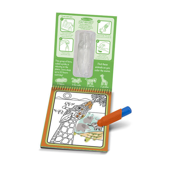 melissa & doug water wow safari animals
