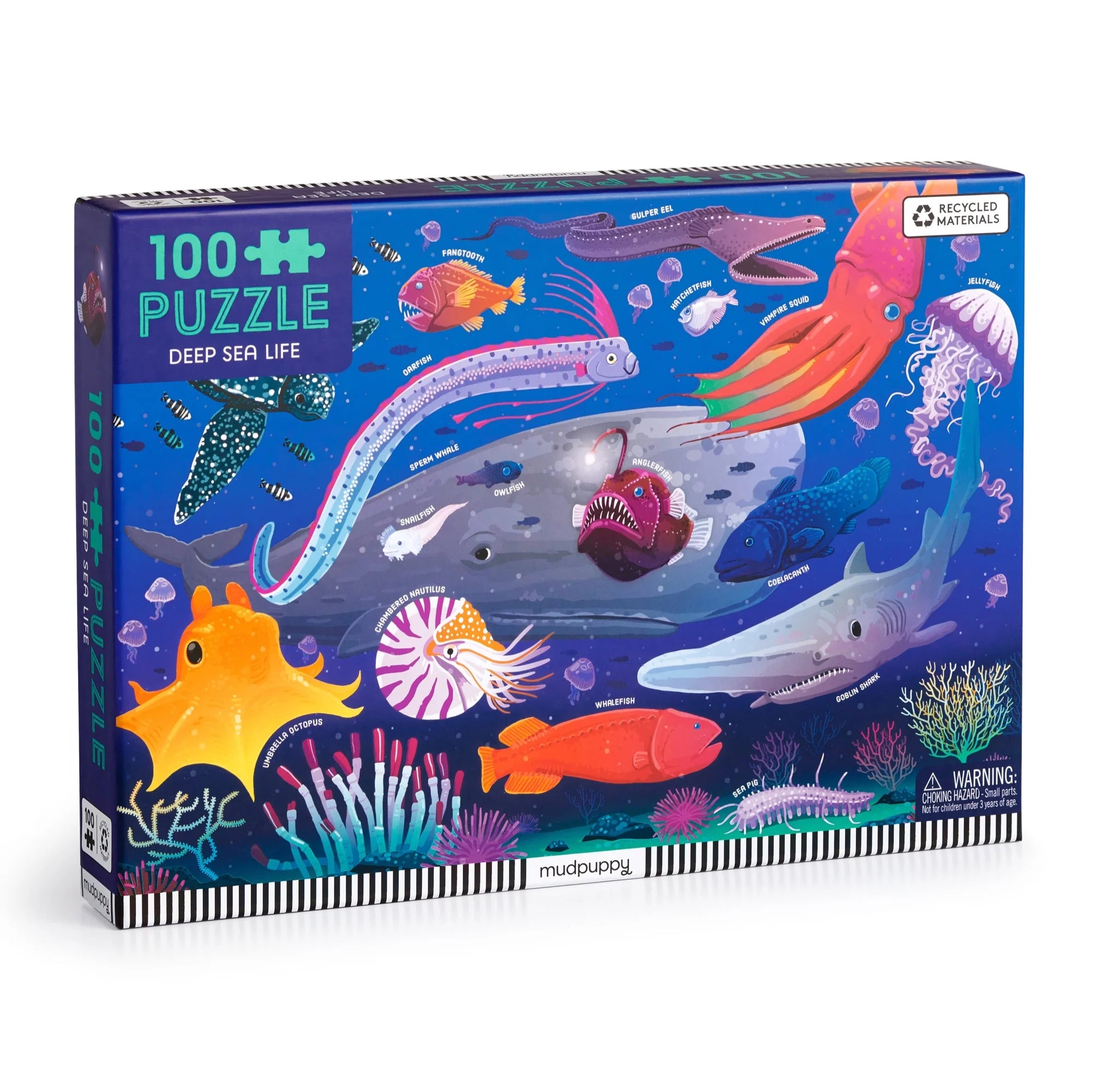 Mudpuppy 100 Piece Puzzle (Deep Sea Life)