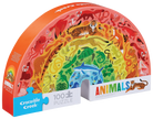 Crocodile Creek 100 Pce Puzzle (Rainbow Animals)