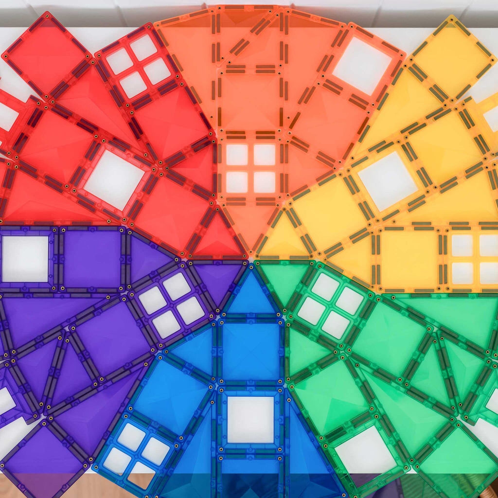 Connetix Tiles 102 Piece Creative Pack (Rainbow)